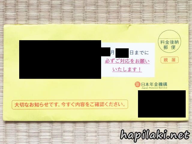 国民年金の免除申請を再度したのに特別催告状が来て不愉快だった はぴらき合理化幻想